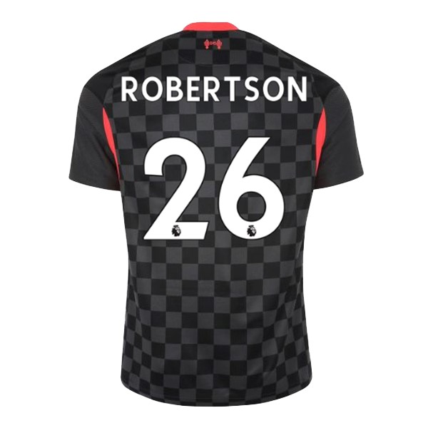 Trikot Liverpool NO.26 Robertson Ausweich 2020-21 Schwarz Fussballtrikots Günstig